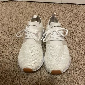 Polo white tennis shoes